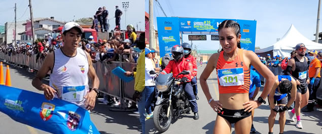 Christian VÃ¡sconez y Angie Orjuela los ganadores de la la ediciÃ³n 35 de la  'Carrera Internacional San Silvestre - Noticentro Colombia